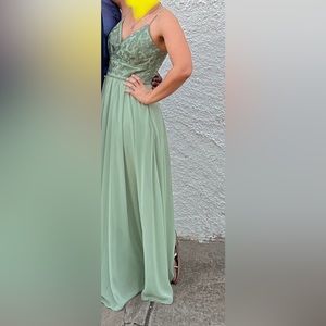 KENNEDY BLUE formal sage dress